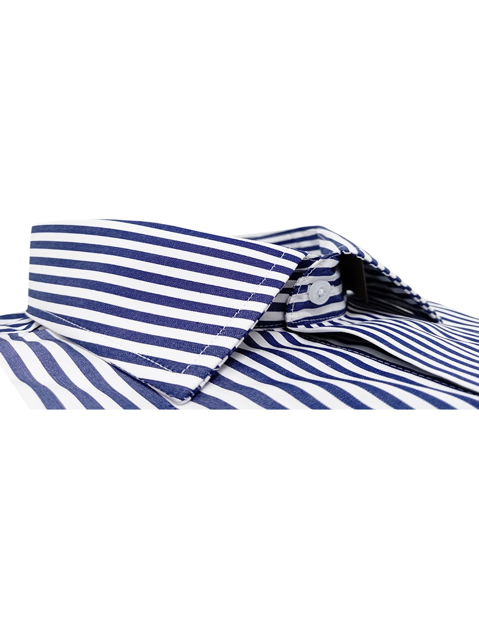 Camisa de vestir de algodón manga larga para hombre 2