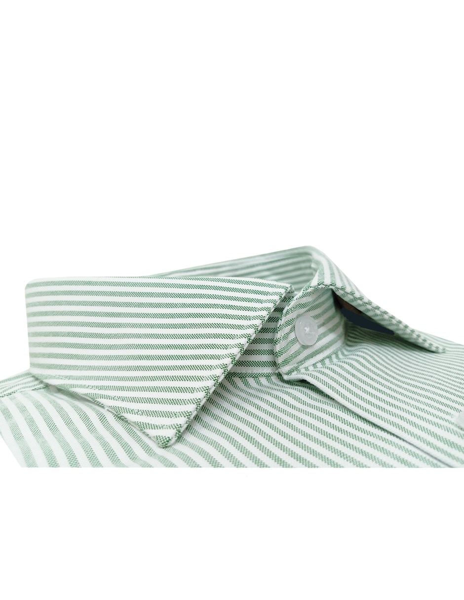 Camisa de vestir de algodón manga larga para hombre 2