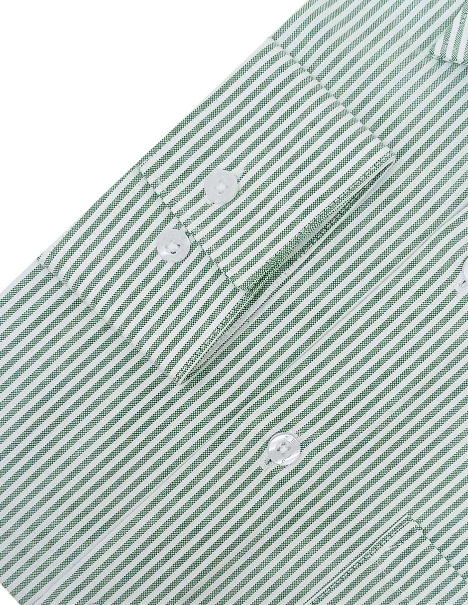 Camisa de vestir de algodón manga larga para hombre 4