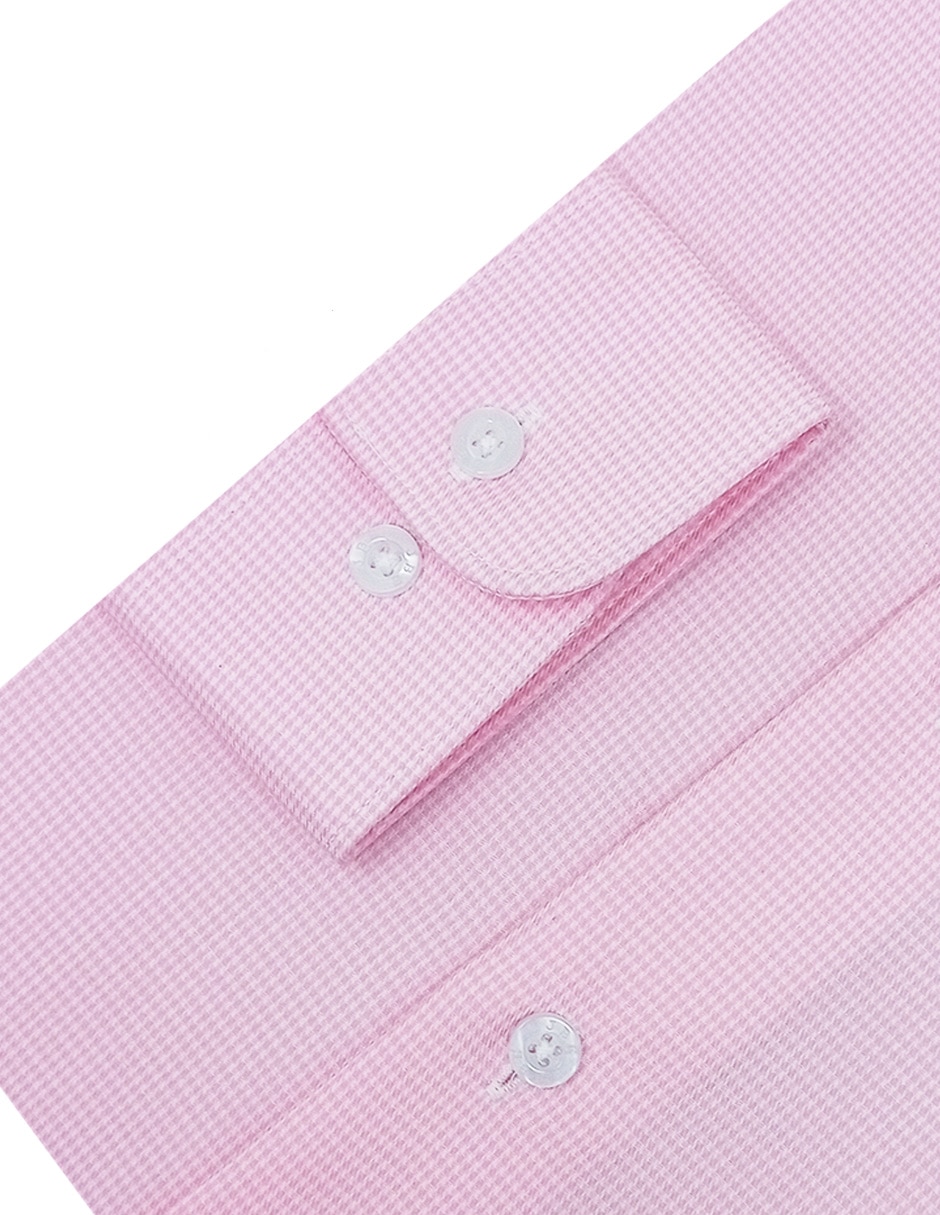 Camisa de vestir de algodón manga larga para hombre 4