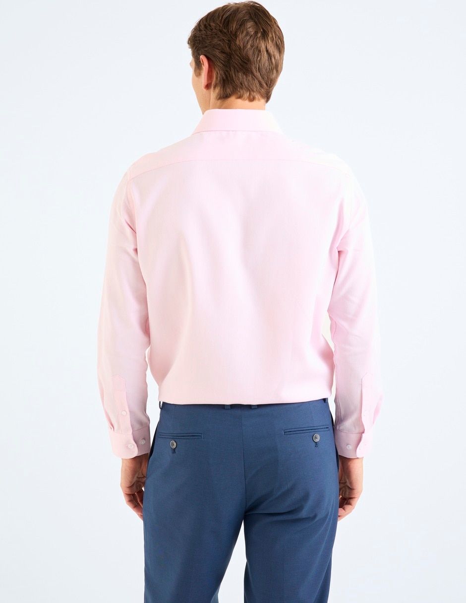 Camisa formal de bambú manga larga para hombre 6