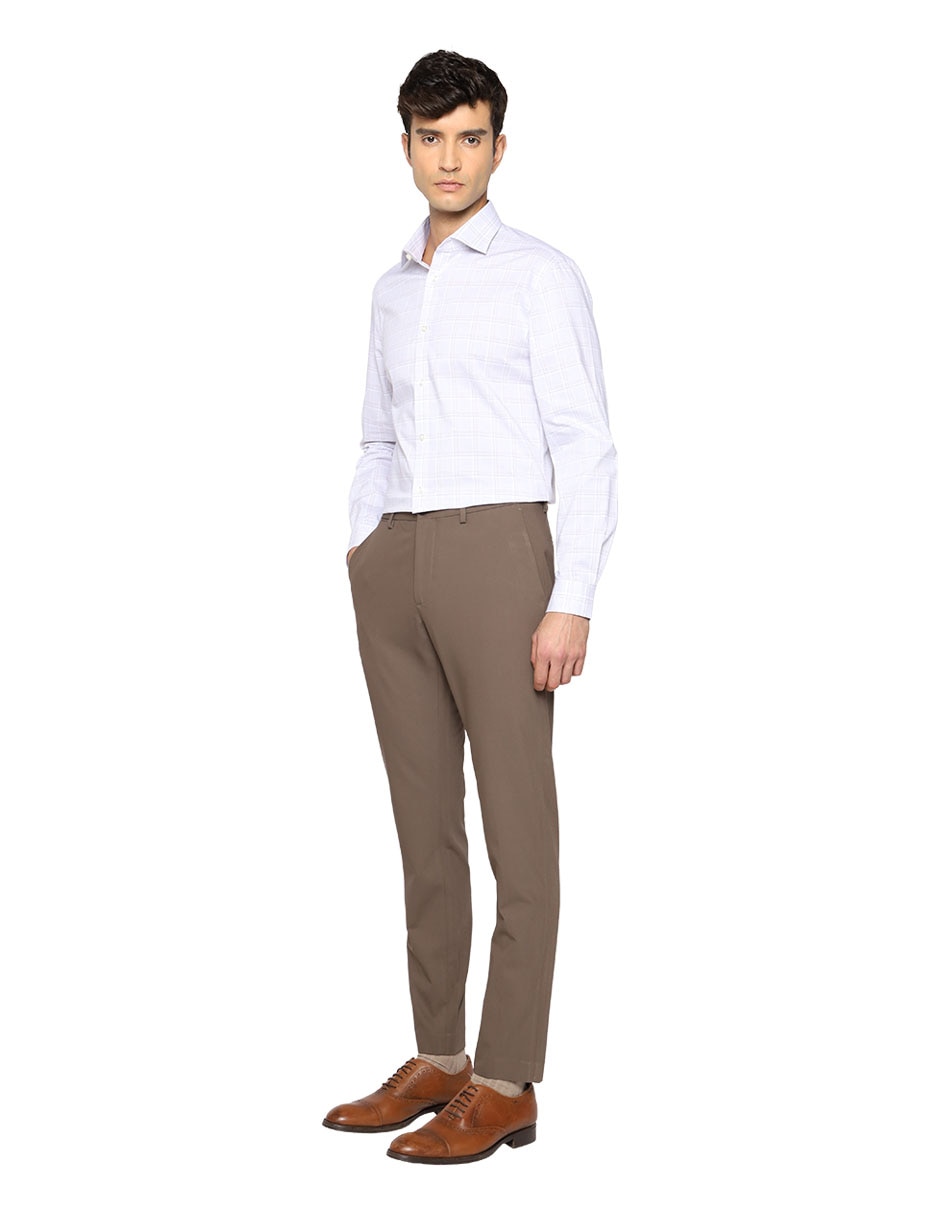 Camisa formal de algodón manga larga para hombre 2