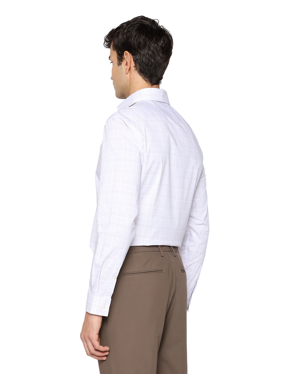 Camisa formal de algodón manga larga para hombre 3