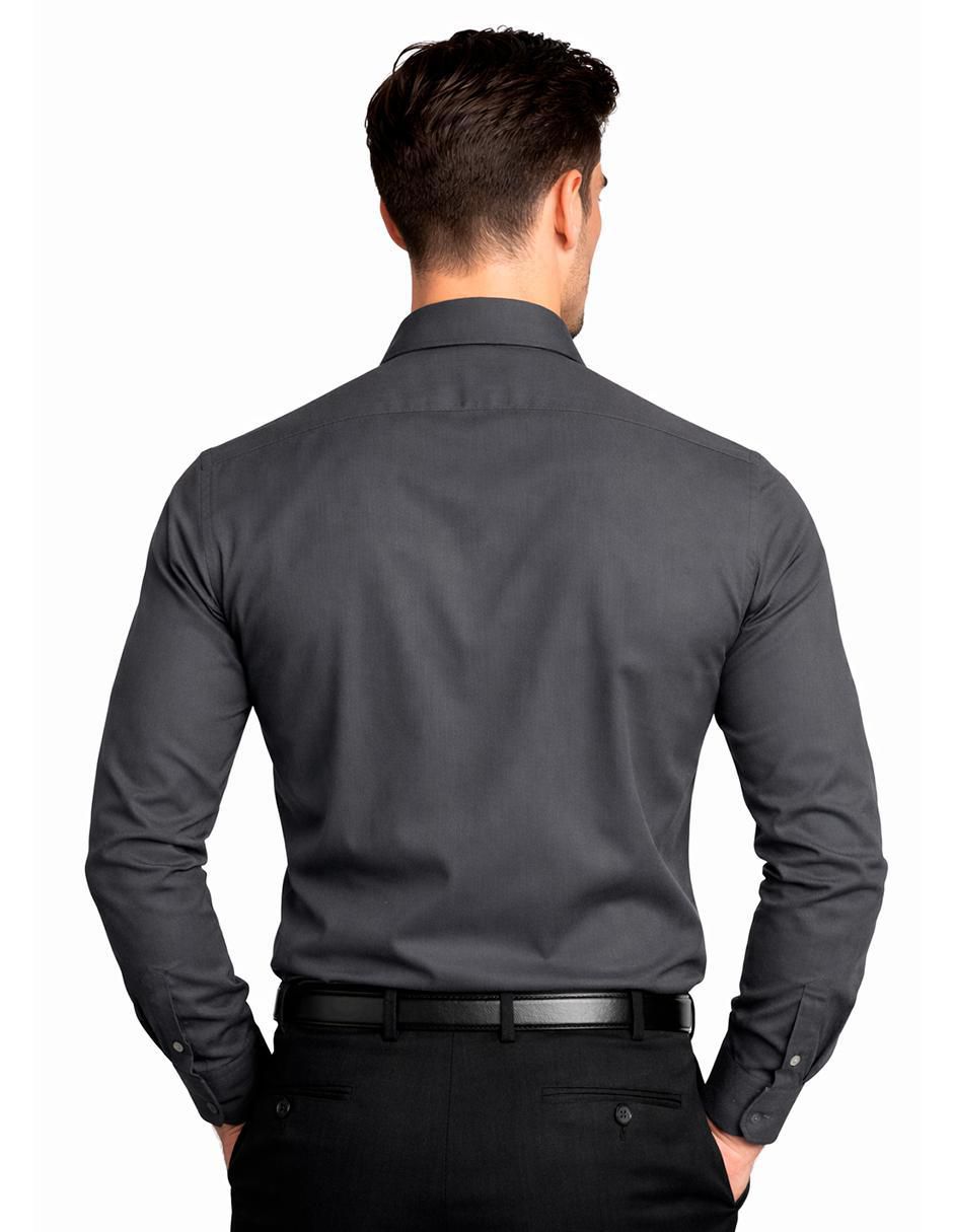 Camisa casual manga larga para hombre 3