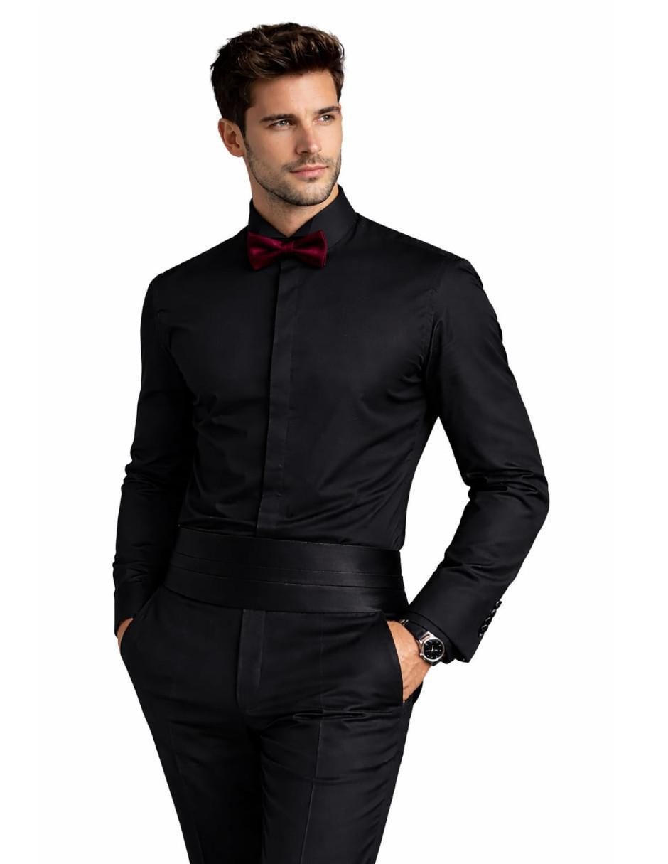 Camisa de vestir manga larga para hombre Camisa de vestir manga larga para hombre