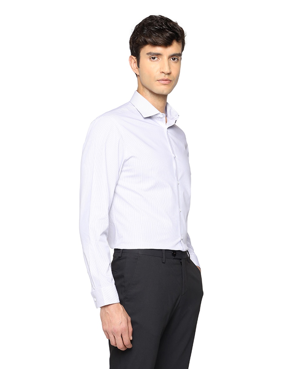 Camisa formal de algodón manga larga para hombre Camisa formal de algodón manga larga para hombre