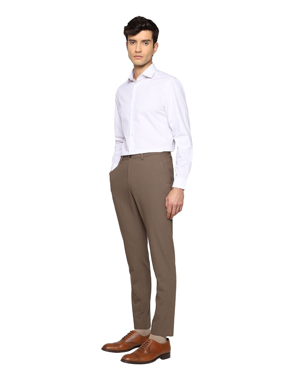 Camisa formal de algodón manga larga para hombre 3