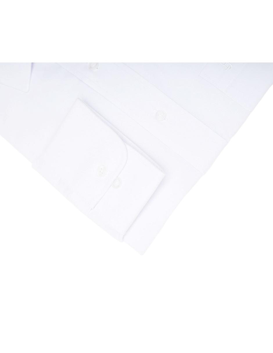 CAMISA JOHN HENRY LISO R, 15 3, BLANCO